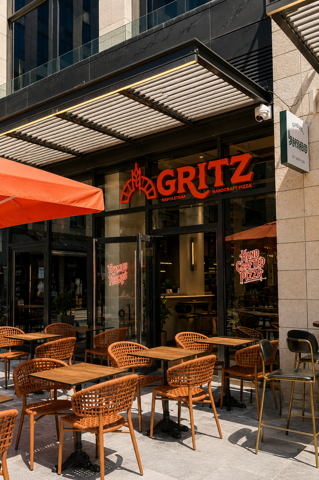 חזית פיצה ארטה · GRITZ במתחם התנופה